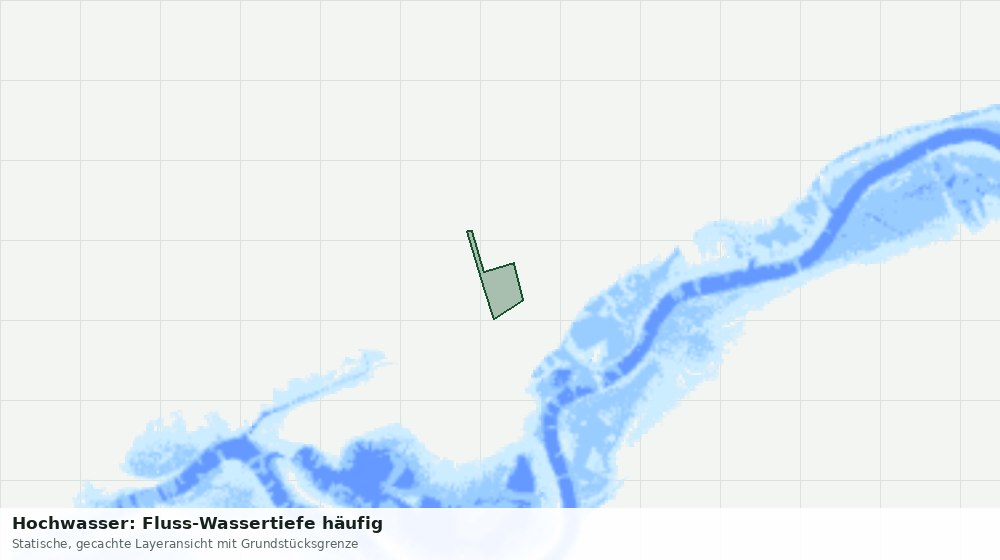 Statische Kartenansicht: Hochwasser: Fluss-Wassertiefe häufig