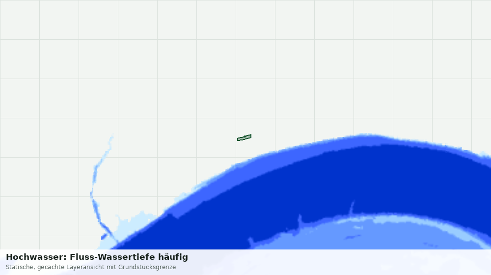 Statische Kartenansicht: Hochwasser: Fluss-Wassertiefe häufig