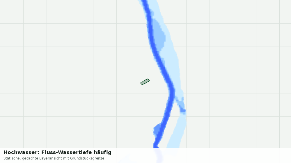 Statische Kartenansicht: Hochwasser: Fluss-Wassertiefe häufig