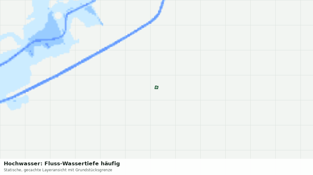 Statische Kartenansicht: Hochwasser: Fluss-Wassertiefe häufig
