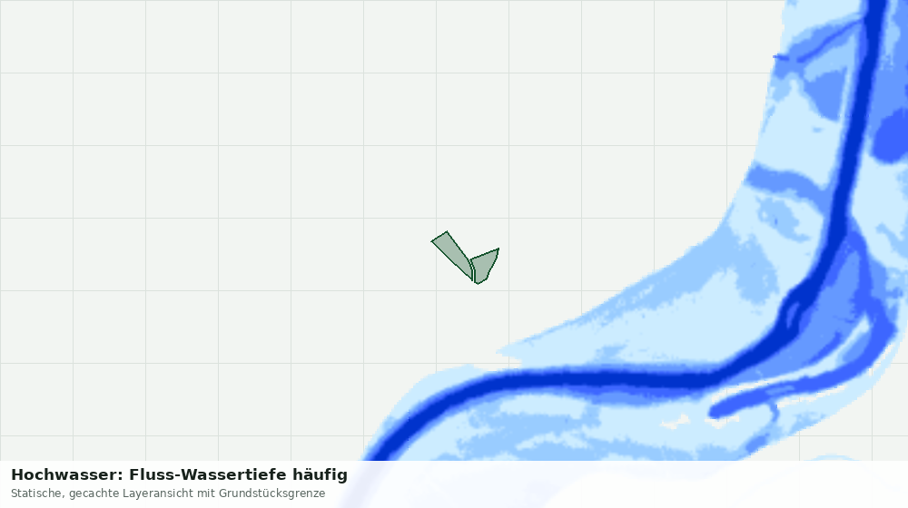 Statische Kartenansicht: Hochwasser: Fluss-Wassertiefe häufig