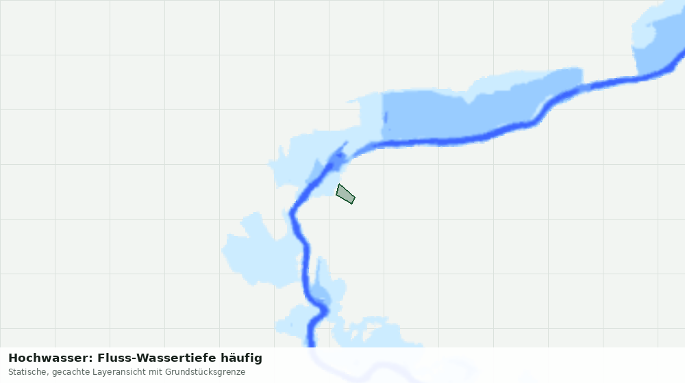 Statische Kartenansicht: Hochwasser: Fluss-Wassertiefe häufig