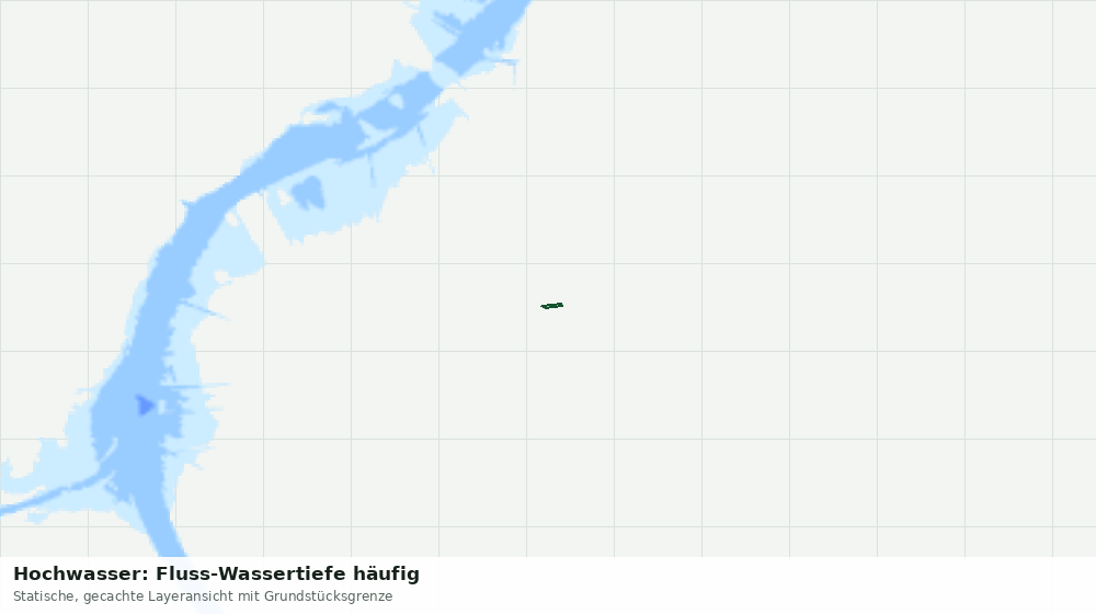 Statische Kartenansicht: Hochwasser: Fluss-Wassertiefe häufig