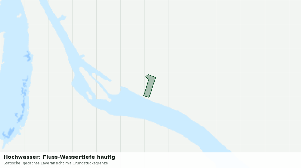 Statische Kartenansicht: Hochwasser: Fluss-Wassertiefe häufig