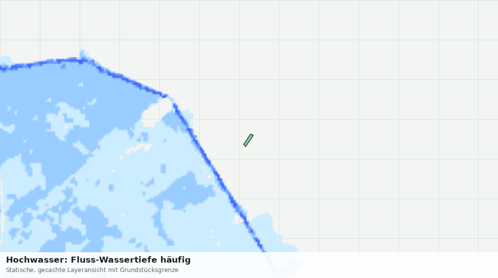 Statische Kartenansicht: Hochwasser: Fluss-Wassertiefe häufig
