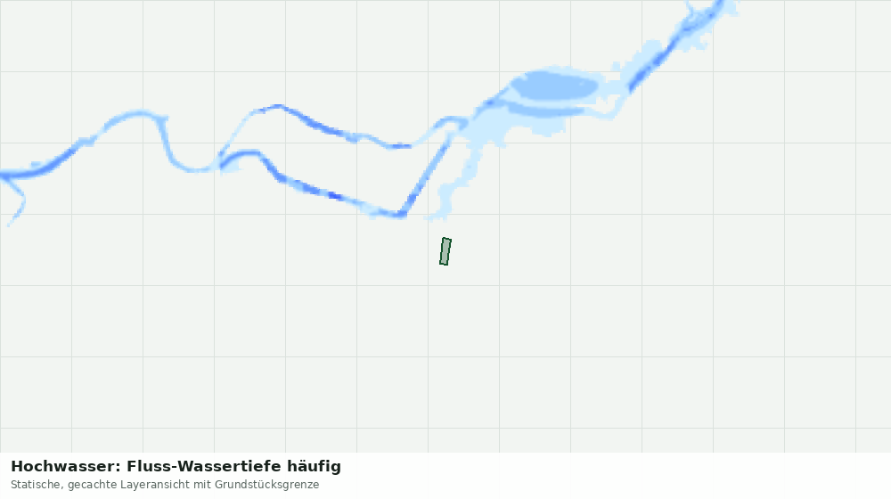 Statische Kartenansicht: Hochwasser: Fluss-Wassertiefe häufig