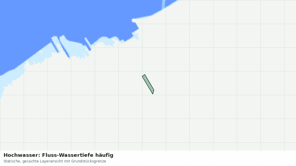 Statische Kartenansicht: Hochwasser: Fluss-Wassertiefe häufig