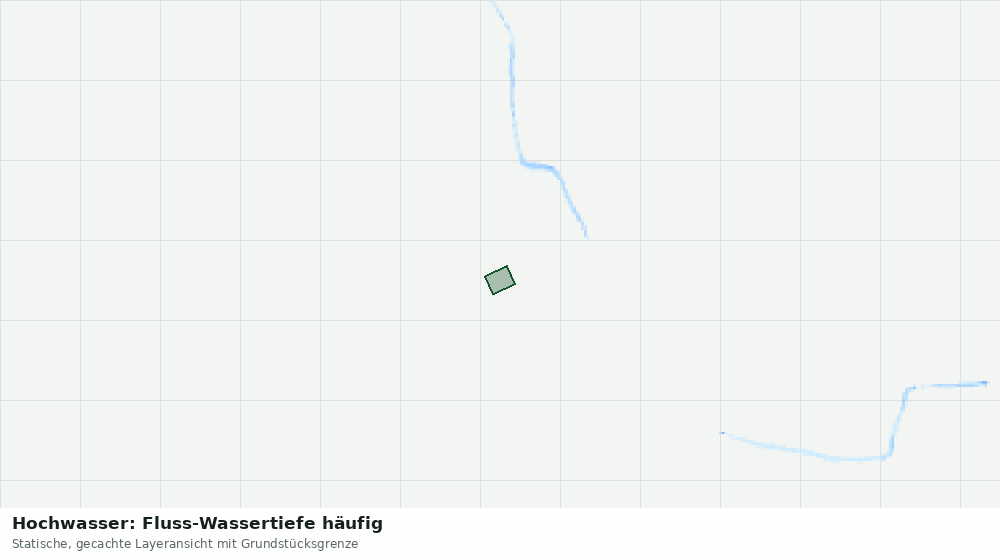 Statische Kartenansicht: Hochwasser: Fluss-Wassertiefe häufig
