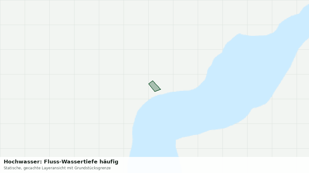 Statische Kartenansicht: Hochwasser: Fluss-Wassertiefe häufig