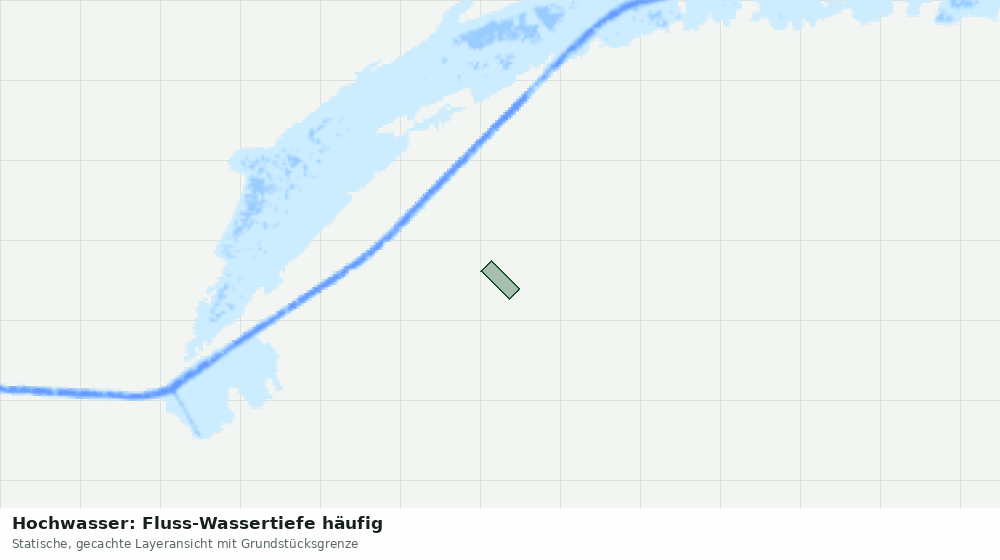 Statische Kartenansicht: Hochwasser: Fluss-Wassertiefe häufig