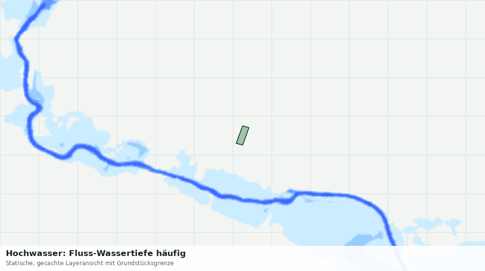 Statische Kartenansicht: Hochwasser: Fluss-Wassertiefe häufig