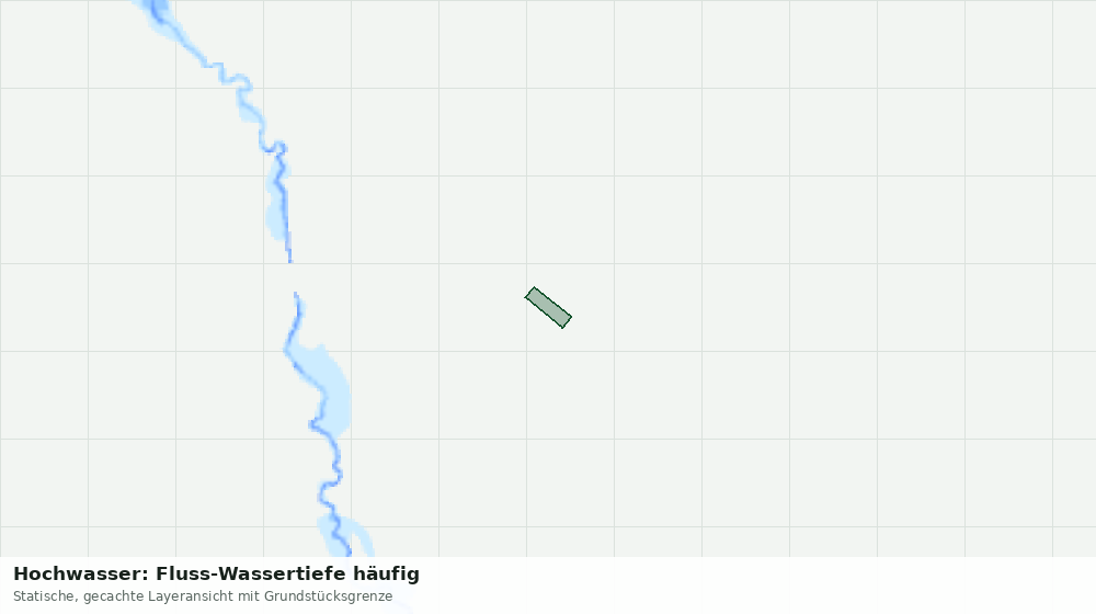 Statische Kartenansicht: Hochwasser: Fluss-Wassertiefe häufig