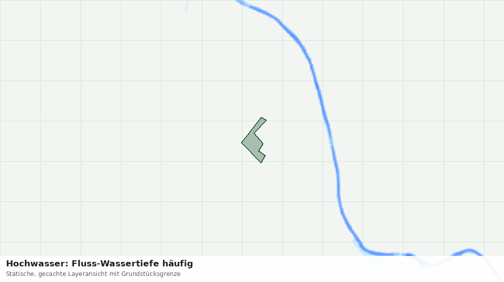 Statische Kartenansicht: Hochwasser: Fluss-Wassertiefe häufig