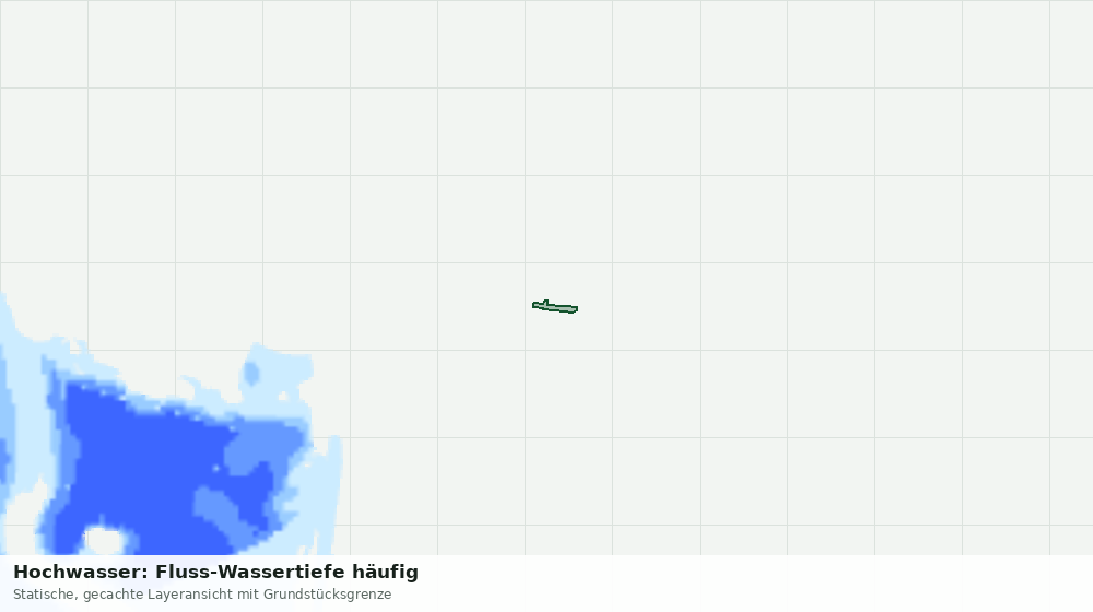 Statische Kartenansicht: Hochwasser: Fluss-Wassertiefe häufig