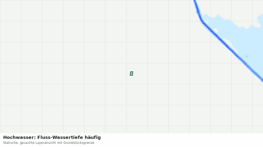 Statische Kartenansicht: Hochwasser: Fluss-Wassertiefe häufig