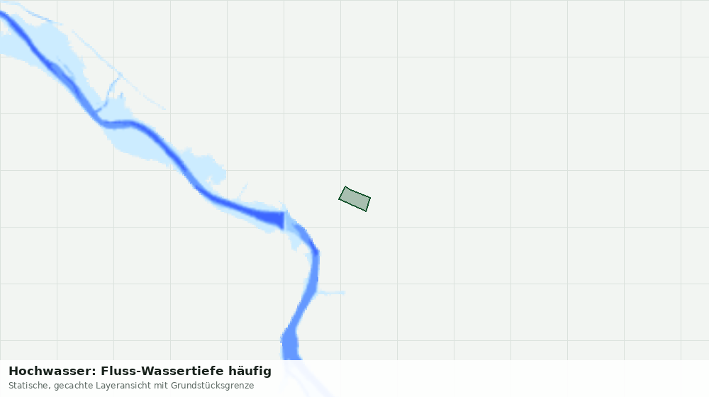 Statische Kartenansicht: Hochwasser: Fluss-Wassertiefe häufig