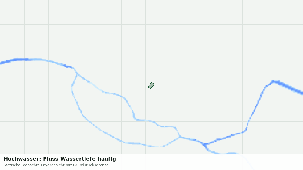 Statische Kartenansicht: Hochwasser: Fluss-Wassertiefe häufig