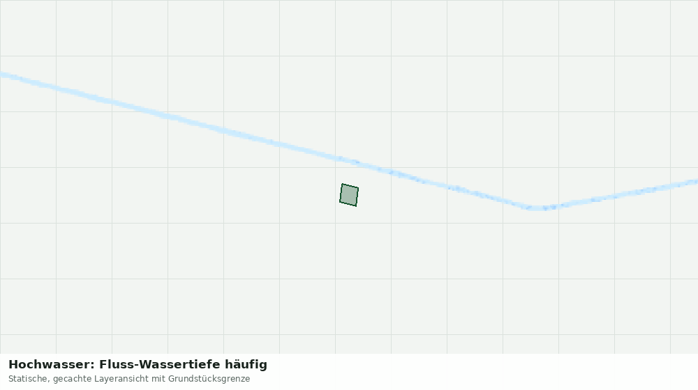 Statische Kartenansicht: Hochwasser: Fluss-Wassertiefe häufig