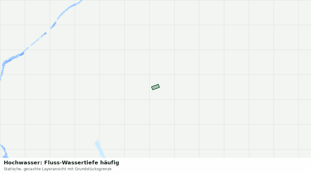 Statische Kartenansicht: Hochwasser: Fluss-Wassertiefe häufig