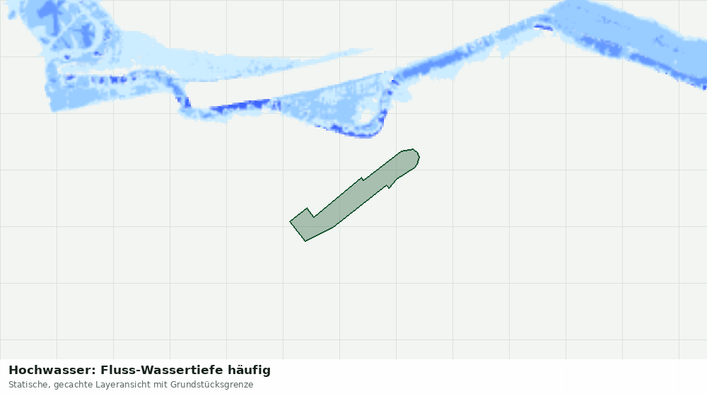 Statische Kartenansicht: Hochwasser: Fluss-Wassertiefe häufig