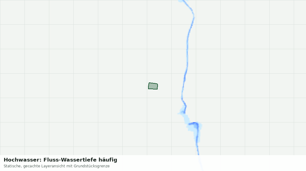 Statische Kartenansicht: Hochwasser: Fluss-Wassertiefe häufig