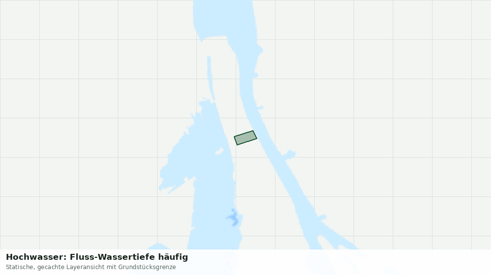 Statische Kartenansicht: Hochwasser: Fluss-Wassertiefe häufig