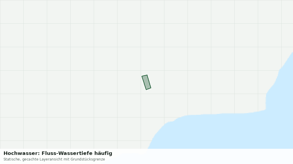 Statische Kartenansicht: Hochwasser: Fluss-Wassertiefe häufig