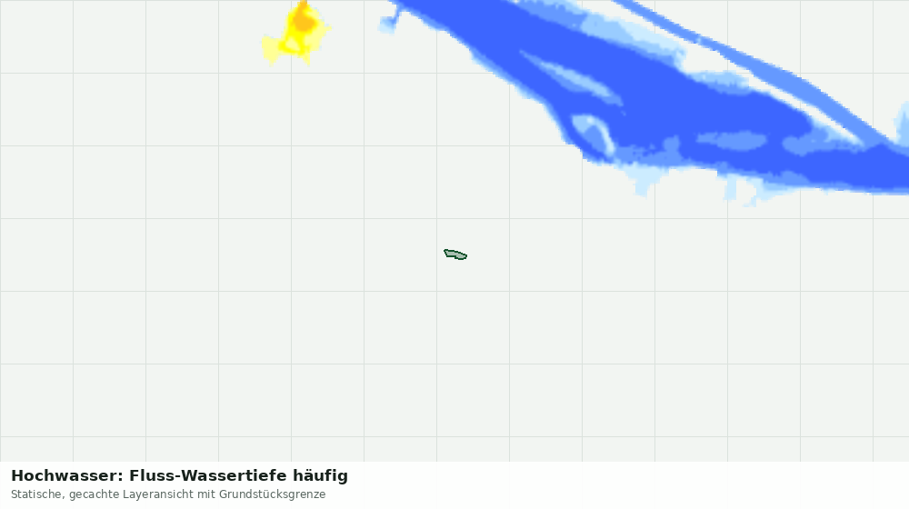 Statische Kartenansicht: Hochwasser: Fluss-Wassertiefe häufig