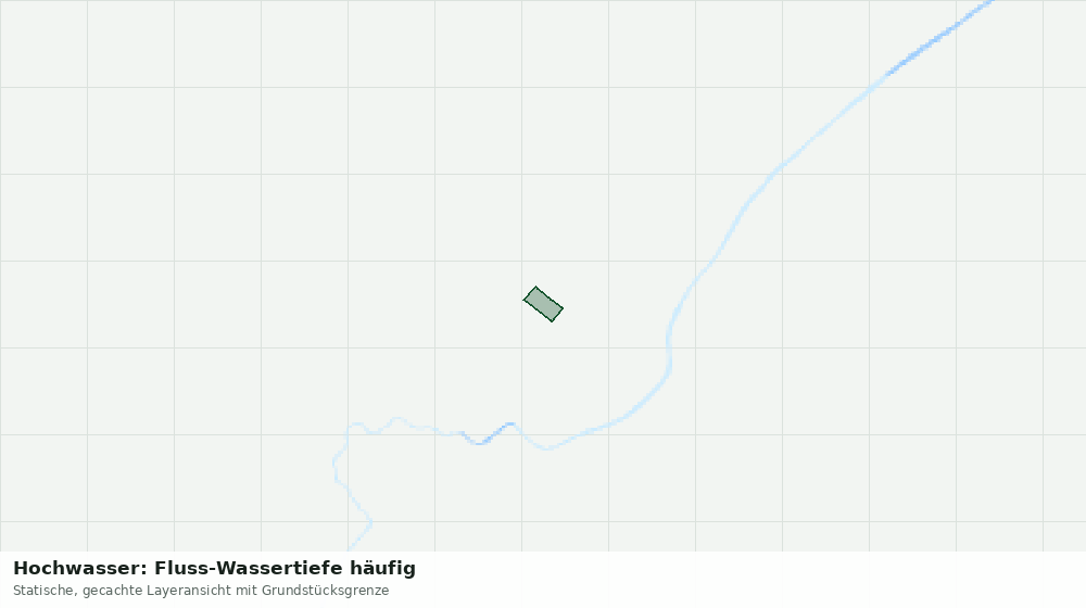 Statische Kartenansicht: Hochwasser: Fluss-Wassertiefe häufig