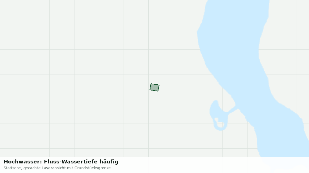Statische Kartenansicht: Hochwasser: Fluss-Wassertiefe häufig