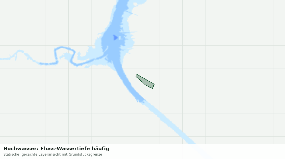 Statische Kartenansicht: Hochwasser: Fluss-Wassertiefe häufig