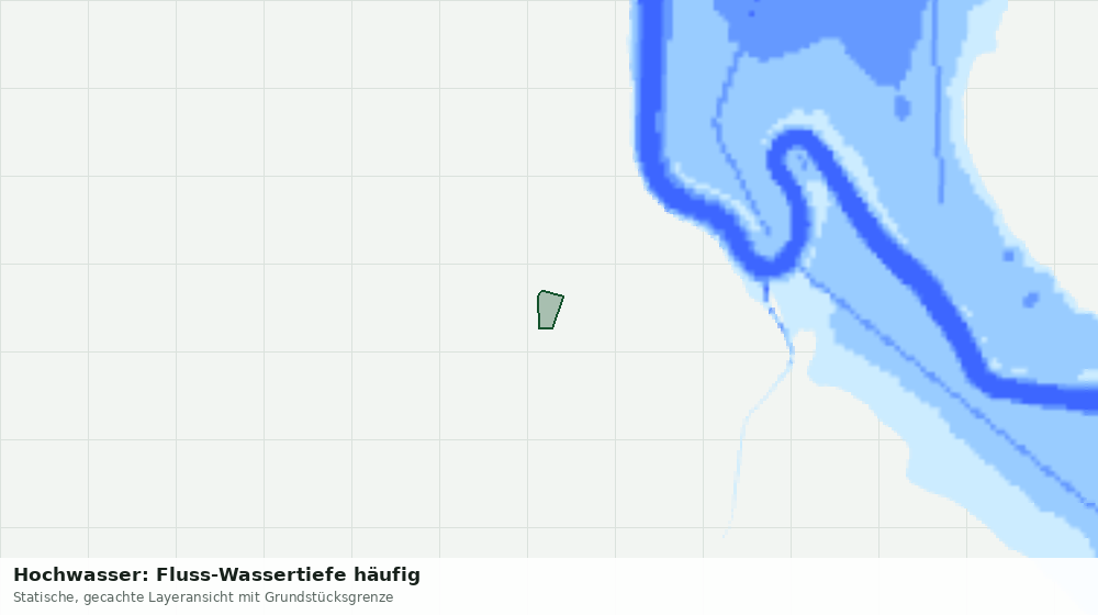 Statische Kartenansicht: Hochwasser: Fluss-Wassertiefe häufig