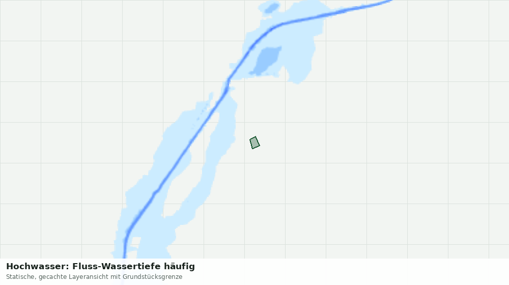 Statische Kartenansicht: Hochwasser: Fluss-Wassertiefe häufig