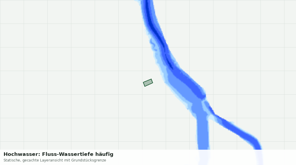 Statische Kartenansicht: Hochwasser: Fluss-Wassertiefe häufig
