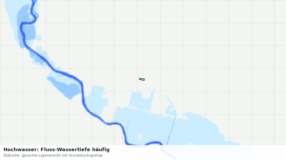 Statische Kartenansicht: Hochwasser: Fluss-Wassertiefe häufig