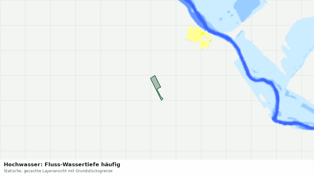 Statische Kartenansicht: Hochwasser: Fluss-Wassertiefe häufig