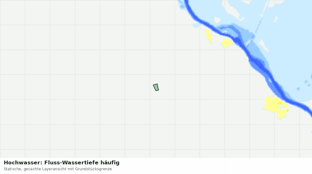 Statische Kartenansicht: Hochwasser: Fluss-Wassertiefe häufig