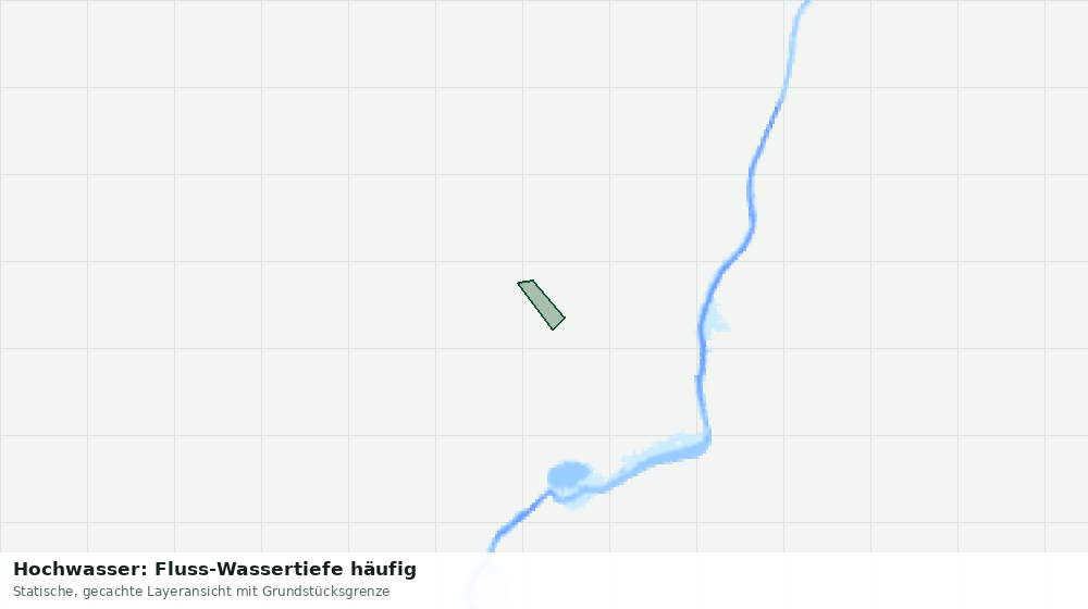 Statische Kartenansicht: Hochwasser: Fluss-Wassertiefe häufig