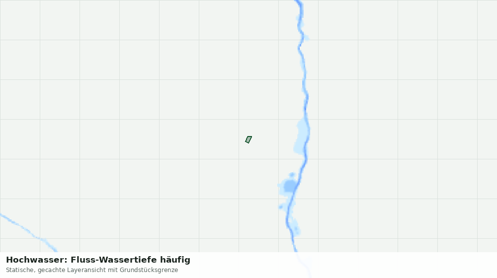 Statische Kartenansicht: Hochwasser: Fluss-Wassertiefe häufig