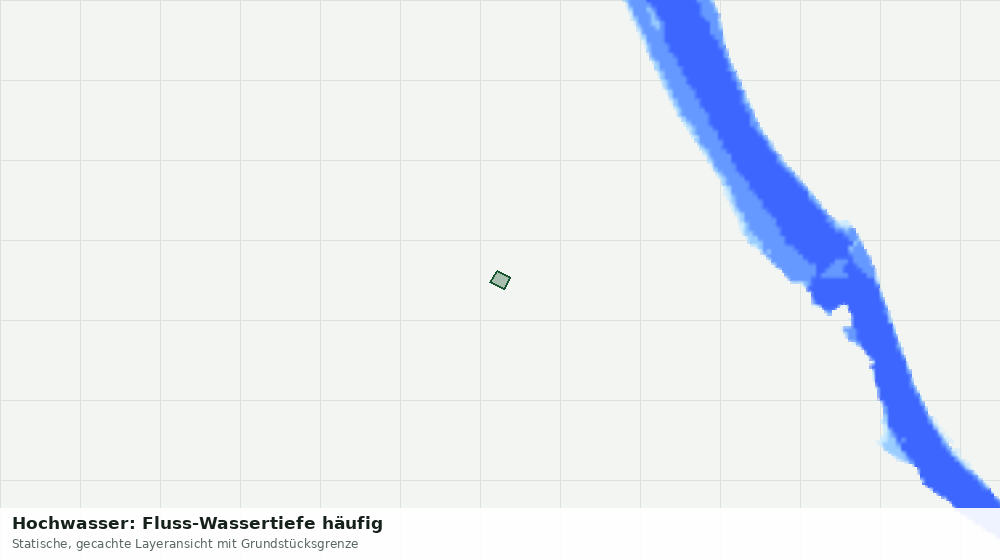 Statische Kartenansicht: Hochwasser: Fluss-Wassertiefe häufig