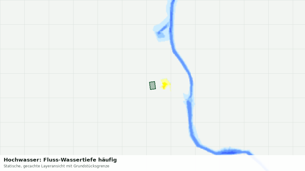 Statische Kartenansicht: Hochwasser: Fluss-Wassertiefe häufig