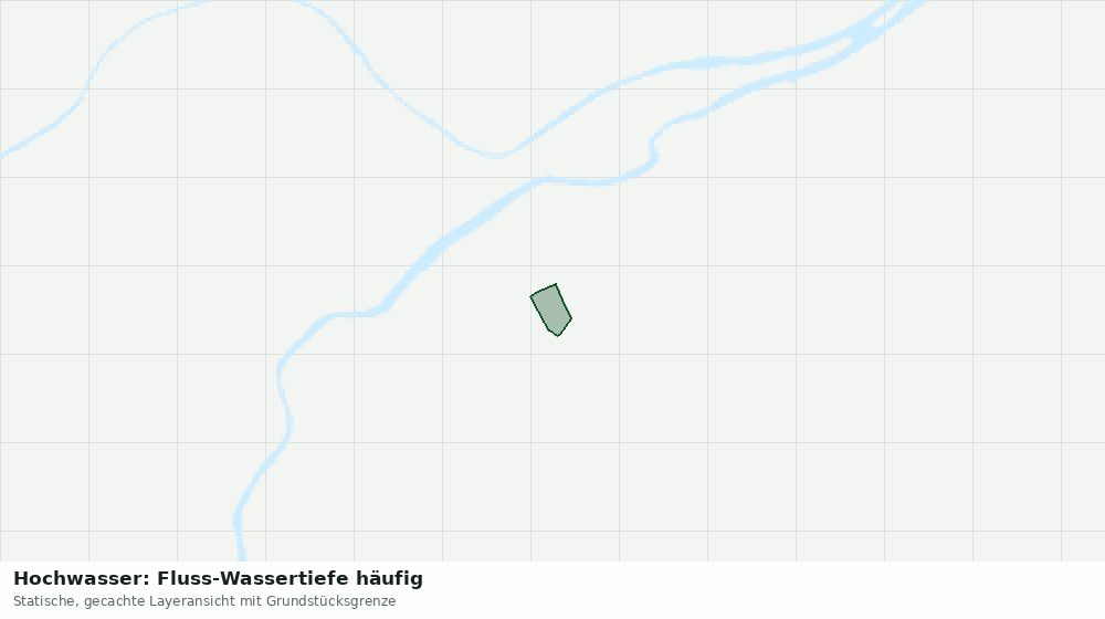 Statische Kartenansicht: Hochwasser: Fluss-Wassertiefe häufig