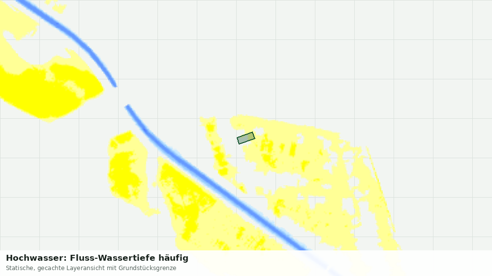 Statische Kartenansicht: Hochwasser: Fluss-Wassertiefe häufig