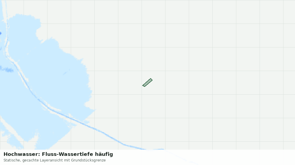 Statische Kartenansicht: Hochwasser: Fluss-Wassertiefe häufig