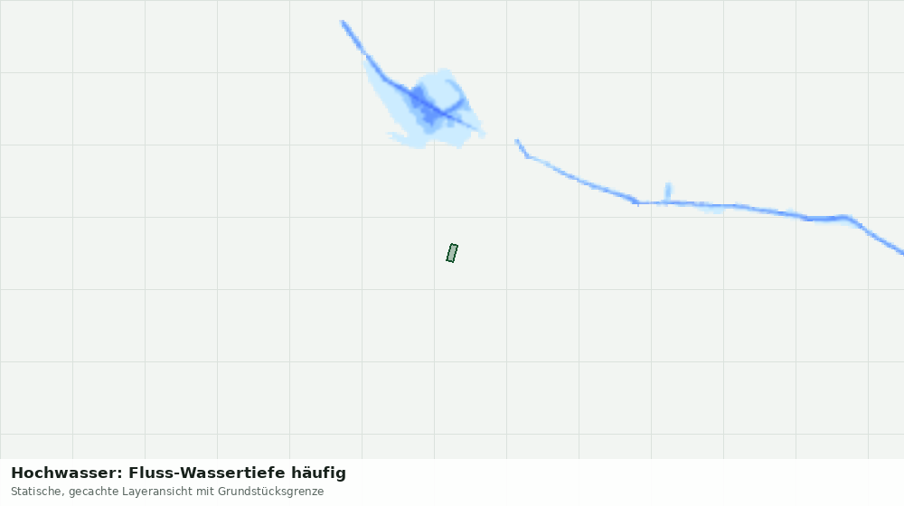 Statische Kartenansicht: Hochwasser: Fluss-Wassertiefe häufig