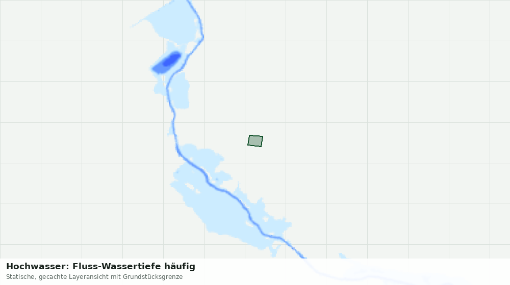 Statische Kartenansicht: Hochwasser: Fluss-Wassertiefe häufig