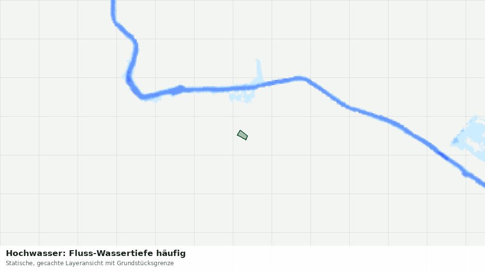 Statische Kartenansicht: Hochwasser: Fluss-Wassertiefe häufig