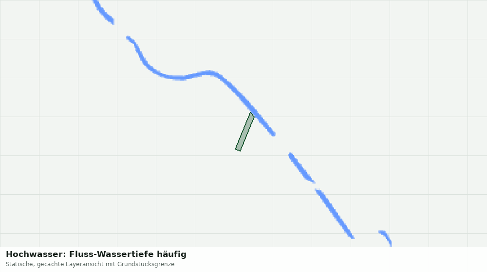 Statische Kartenansicht: Hochwasser: Fluss-Wassertiefe häufig