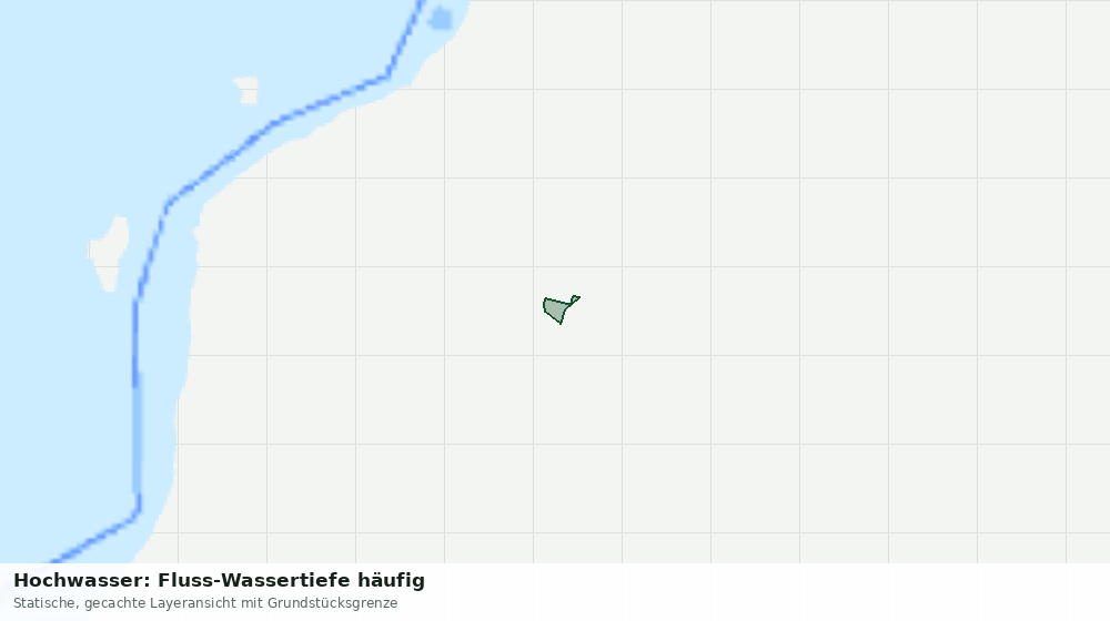 Statische Kartenansicht: Hochwasser: Fluss-Wassertiefe häufig