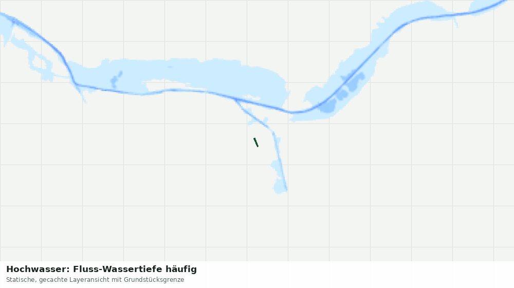 Statische Kartenansicht: Hochwasser: Fluss-Wassertiefe häufig
